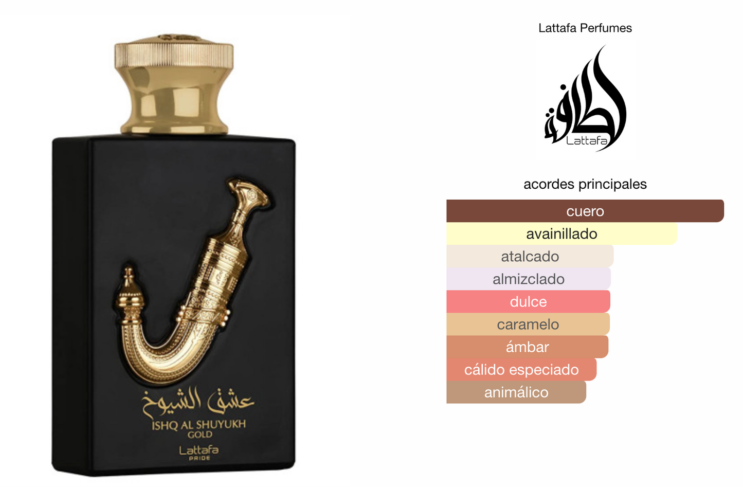 Ishq Al Shuyukh Gold 100ml Eau De Parfum Lattafa Exclusive Male Perfume