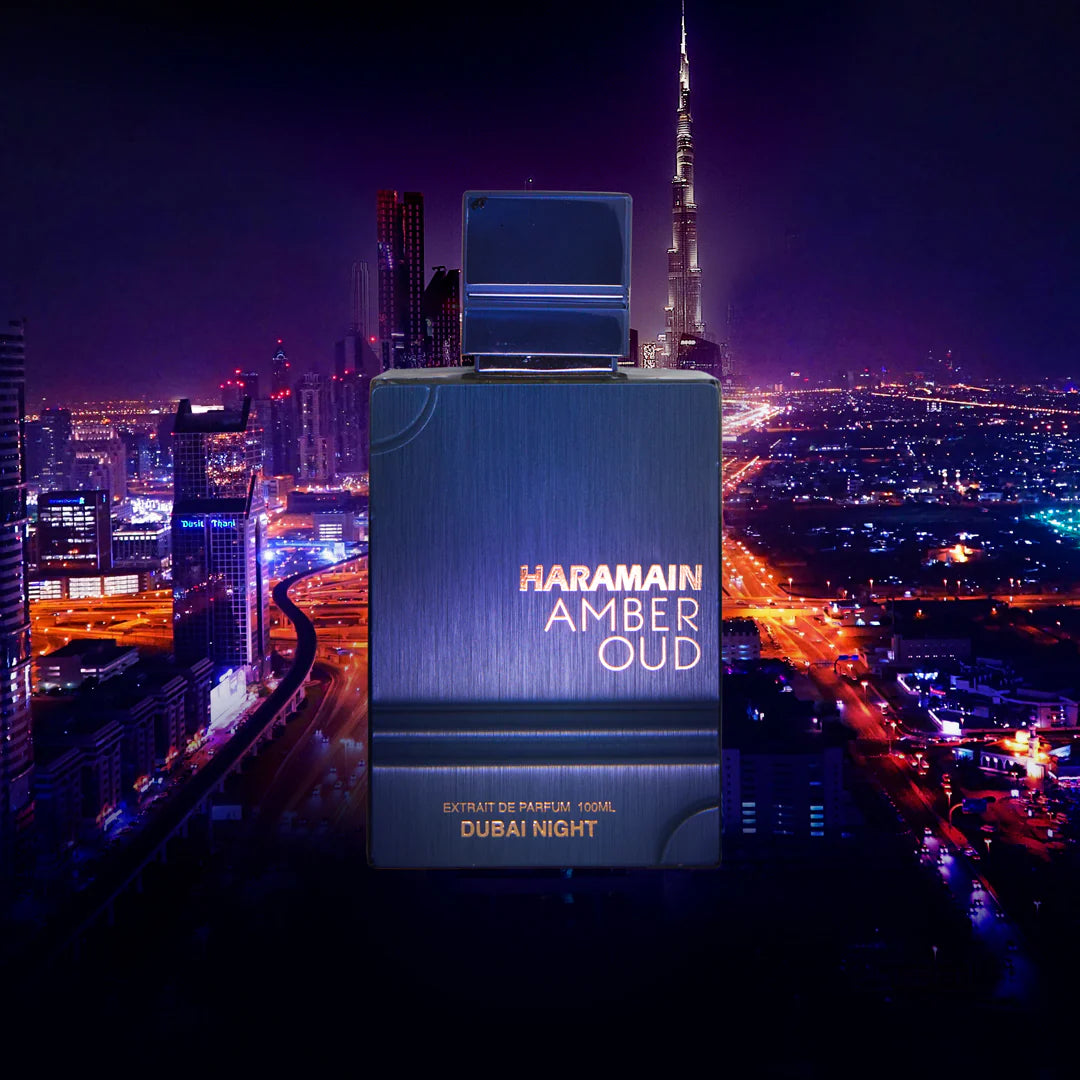 Al Haramain Amber Oud Dubai Night 100ml Extrait De Parfum – La Magia Nocturna de Dubái en un Aroma Exclusivo