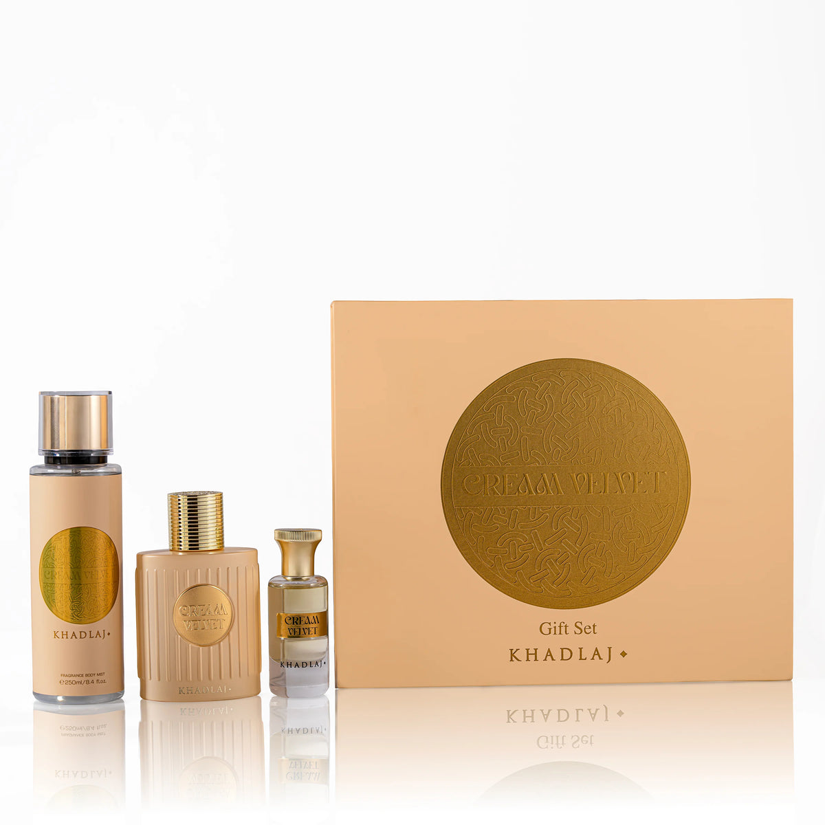 Khadlaj Cream Velvet Gift Set EDP 100ml for Women