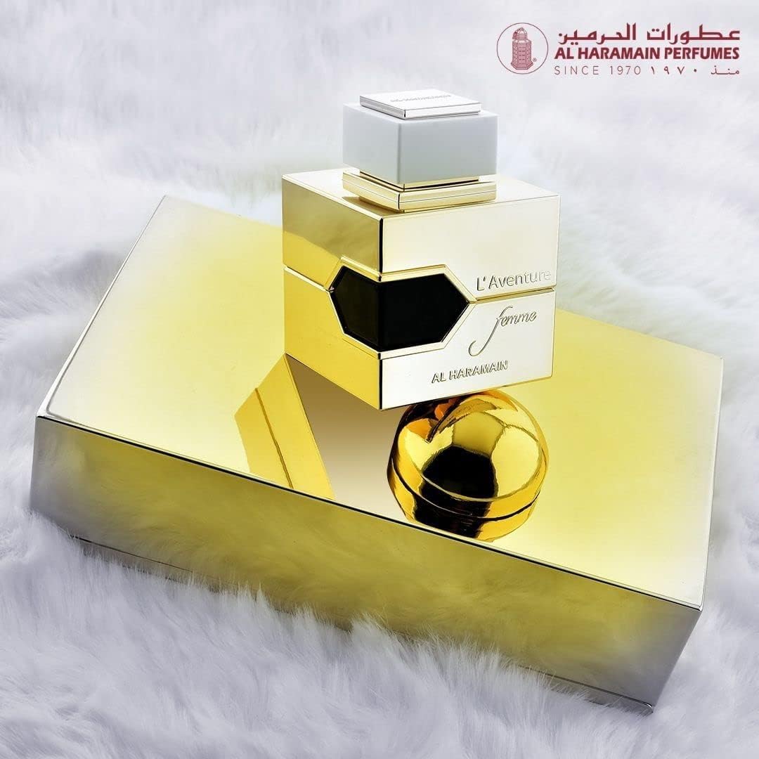 Al Haramain Perfume L’Aventure Femme Árabe Mujer - Fragancia Oriental Femenina Exclusiva