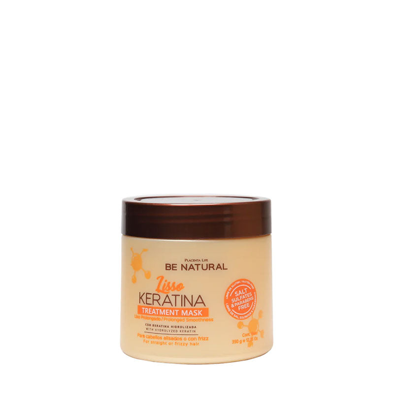 Mascarilla liso prolongado Lisso Keratina de BE NATURAL