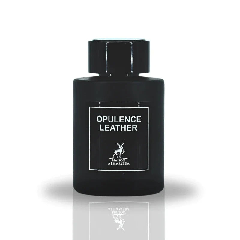 Maison Alhambra Opulence Leather antes Ambar y Cuero 100 ml - Eau de Arabian Parfum - Picante y Floral Fragancia para Hombres