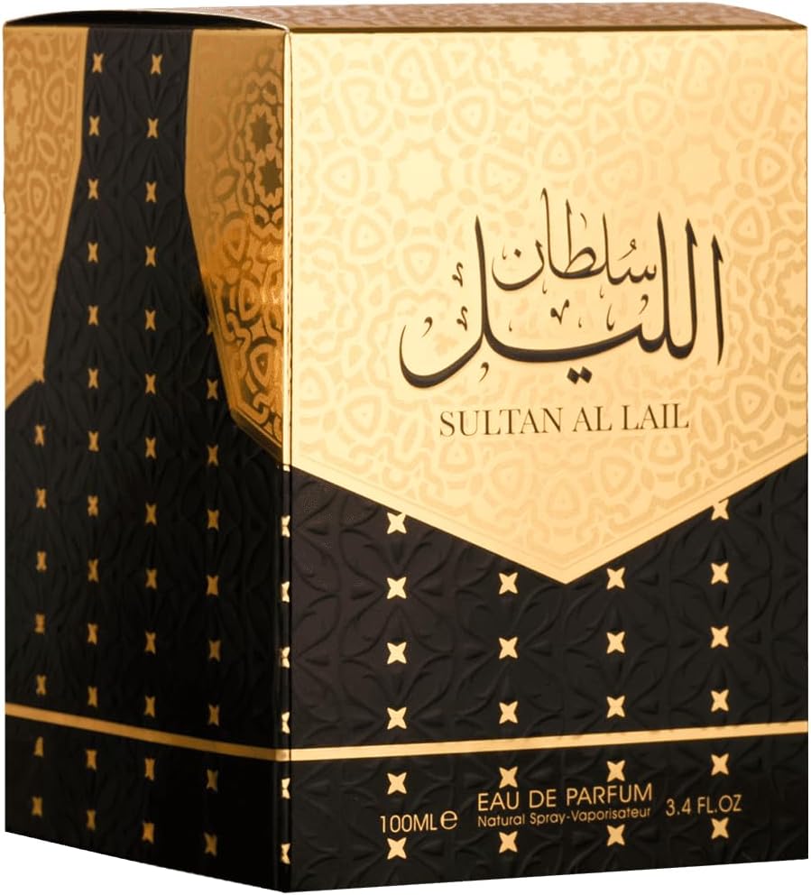 Al Wataniah Sultan Al Lail - Perfume de Lujo Unisex, Eau de Parfum 100ml, Fragancia Nocturna y Sofisticada