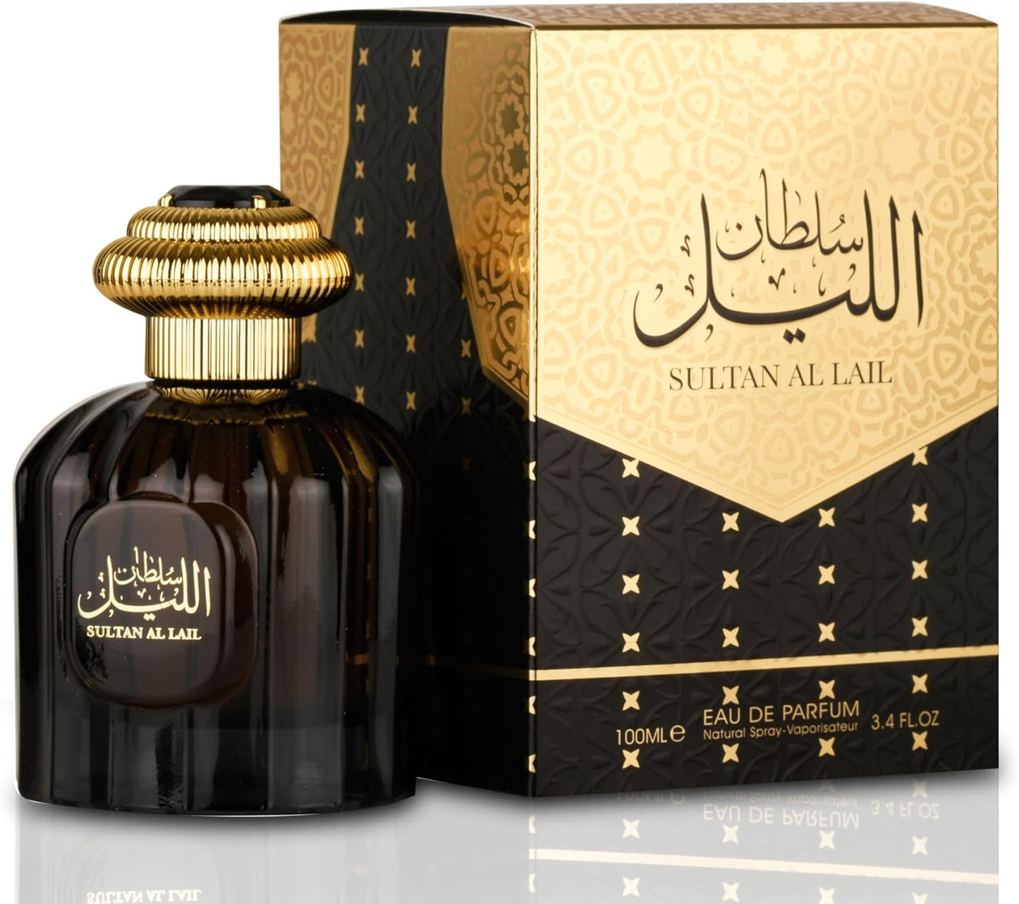 Al Wataniah Sultan Al Lail - Perfume de Lujo Unisex, Eau de Parfum 100ml, Fragancia Nocturna y Sofisticada