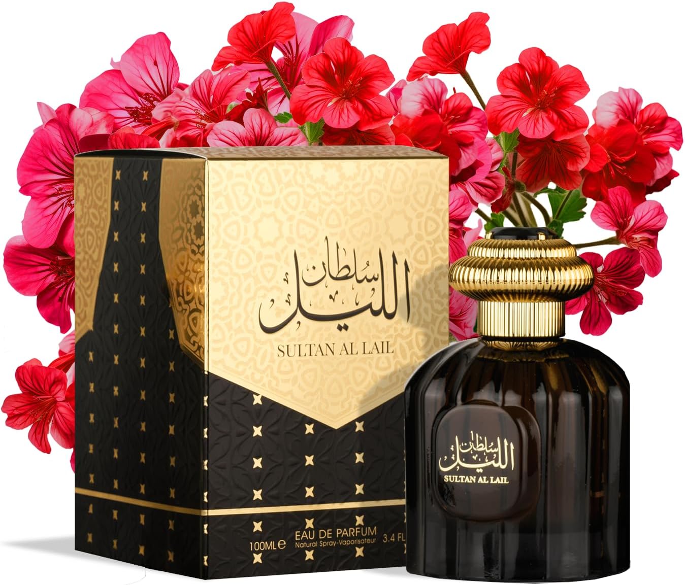 Al Wataniah Sultan Al Lail - Perfume de Lujo Unisex, Eau de Parfum 100ml, Fragancia Nocturna y Sofisticada