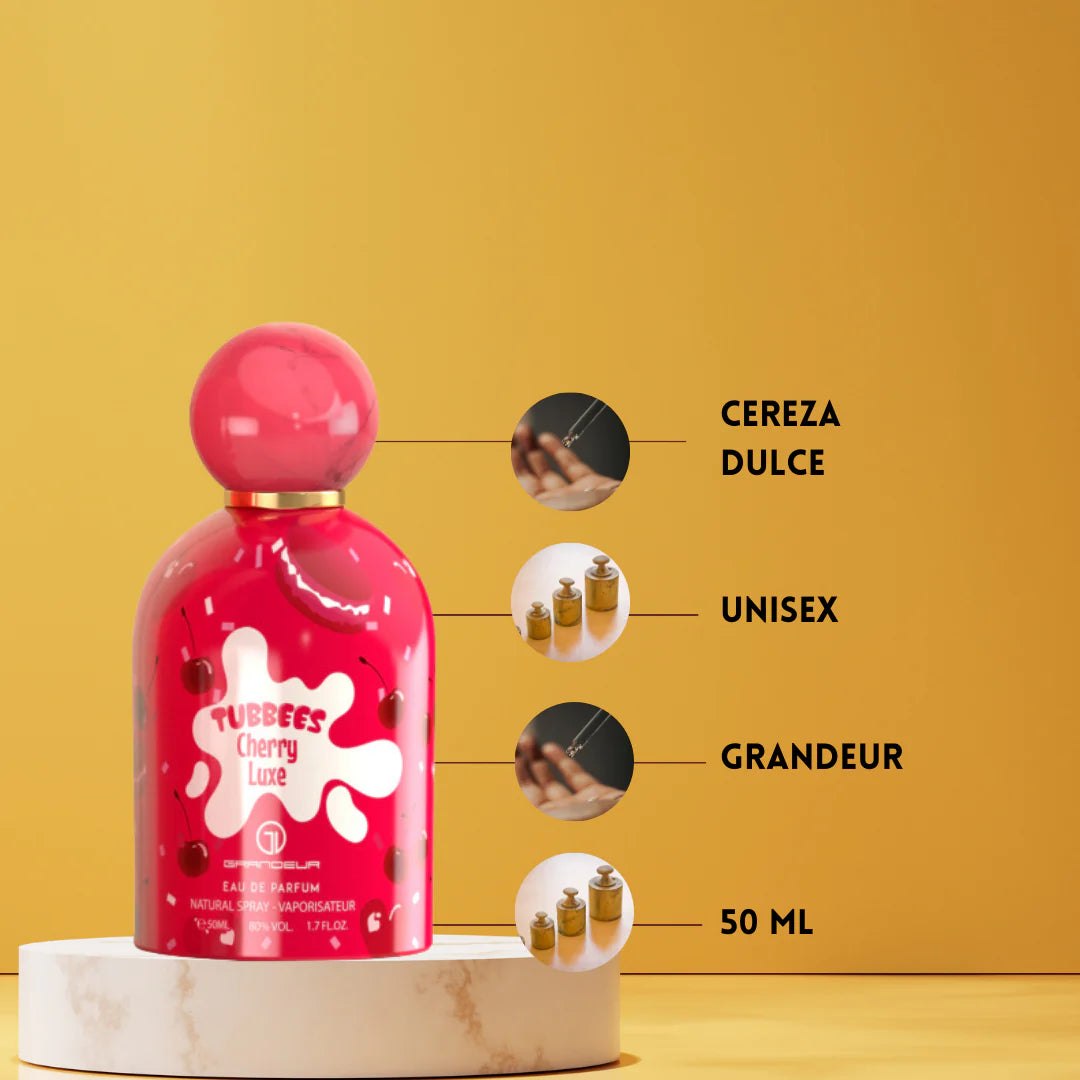 Tubbees Cherry Luxe - 50ml - Eau De Parfum - Perfume Unisex - Grandeur