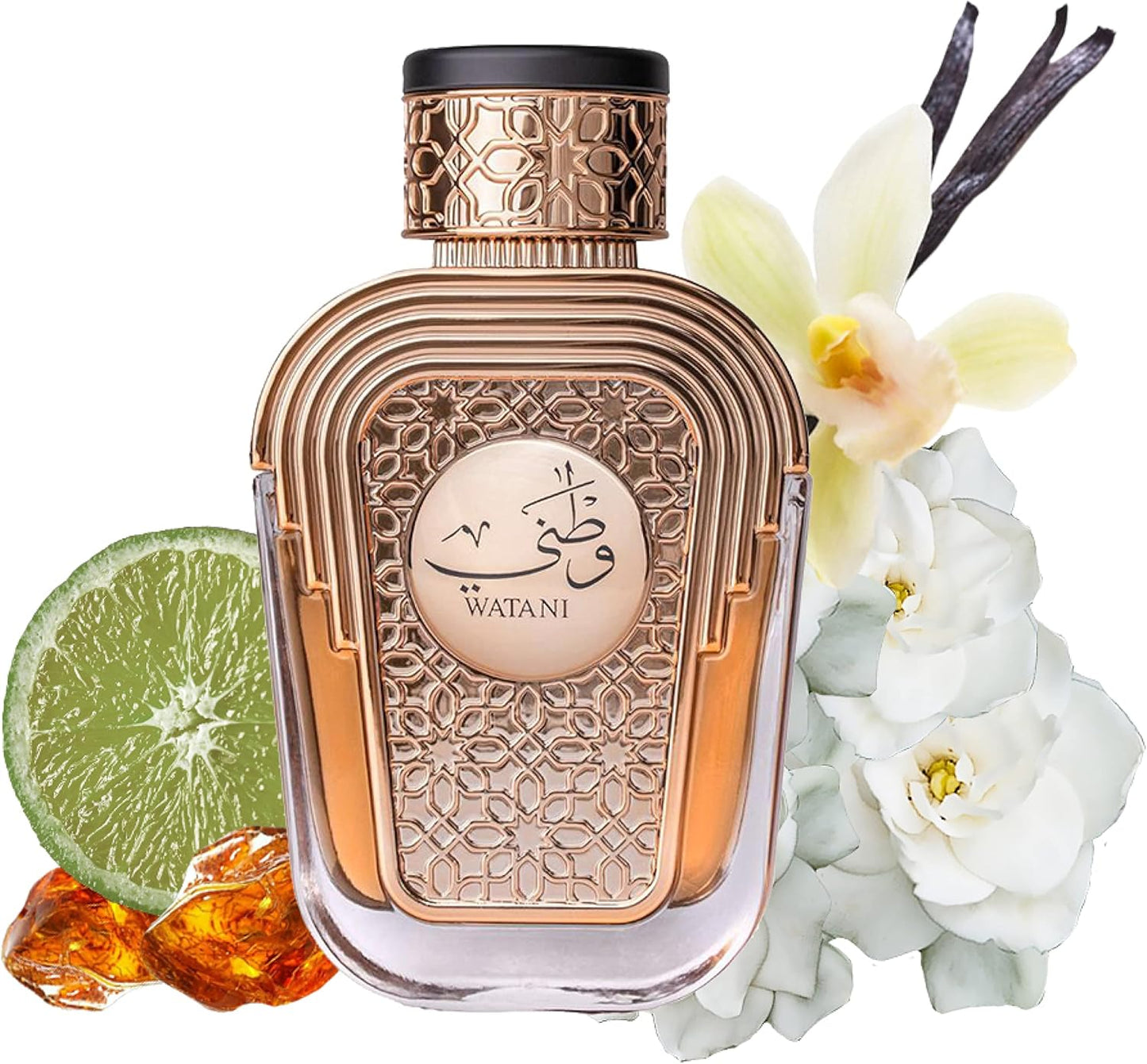 Al Wataniah Watani Purple - Perfume Unisex con Aroma Floral y Amaderado - Fragancia Sofisticada y Duradera - 100 ml