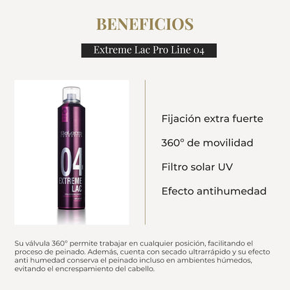 Laca Pelo Profesional - Pro Line Extreme Hair Spray 04