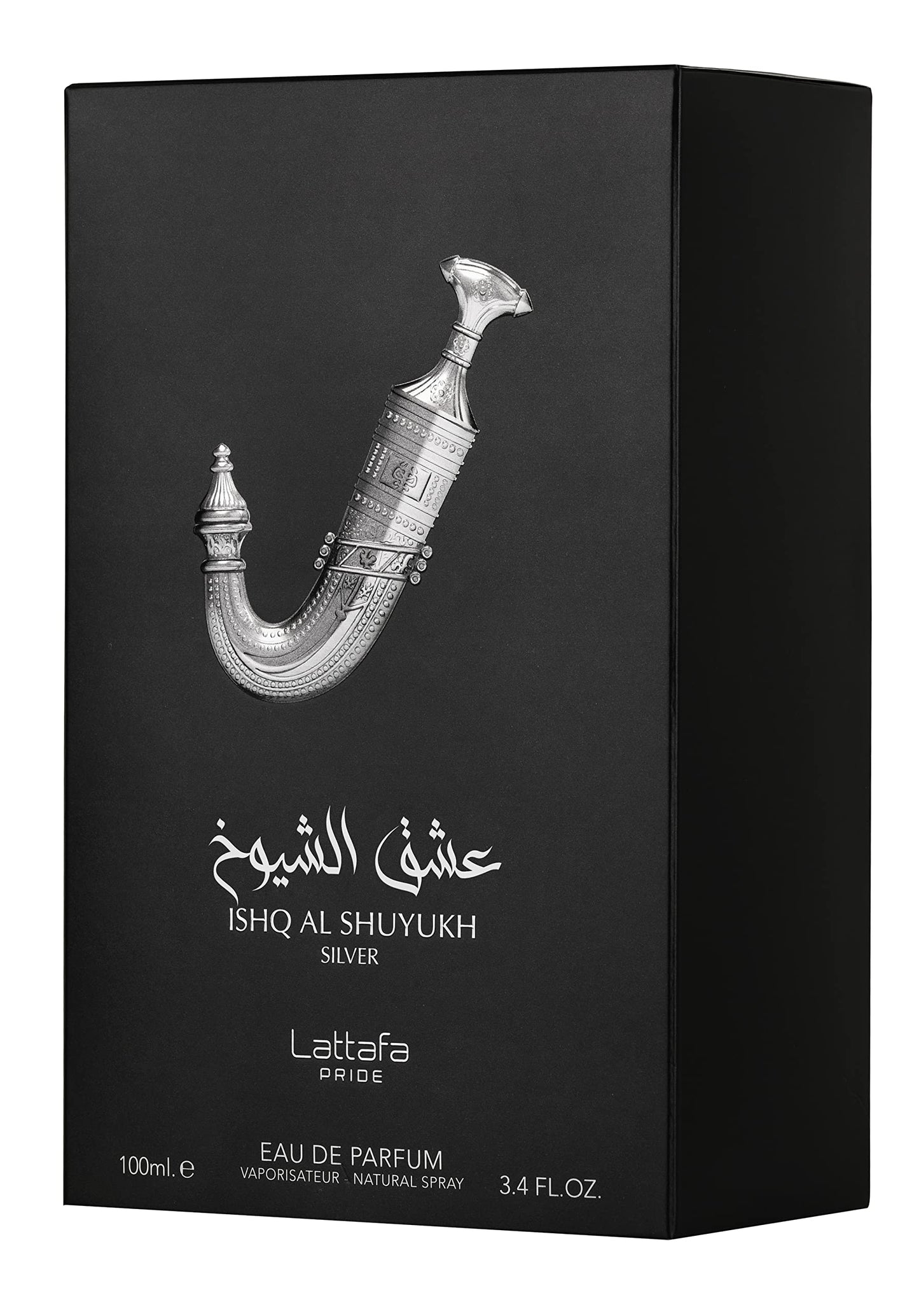 Ishq al Shuyuck Silver 100 ml Lattafa Perfume Árabe Hombre