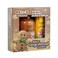COSMO - Set de regalo Cosmo Skin Care de 3 piezas con aroma a galleta de jengibre especiada, para mujeres y hombres: bruma perfumada de 150 ml, gel de ducha de aloe vera de 350 ml y loción corporal de manteca de karité de 200 ml.