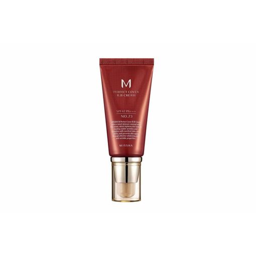 MISSHA Crema Hidratante Con Color Missha M Perfect Cover Nº 23 Natural Beige Spf 42 20 Ml