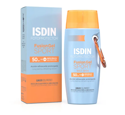 ISDIN - Fotoprotector Fusion Gel SPORT SPF 50+ - Protector solar Corporal, 100 ml