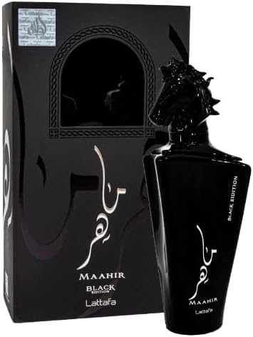 Lattafa Maahir Black Edition Perfume 100 ml EDP fragancia árabe unisex