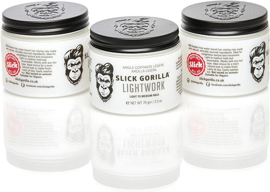 Slick Gorilla Lightwork Hair Styling Clay 70g slick gorilla