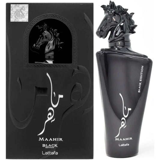 Lattafa Maahir Black Edition Perfume 100 ml EDP fragancia árabe unisex