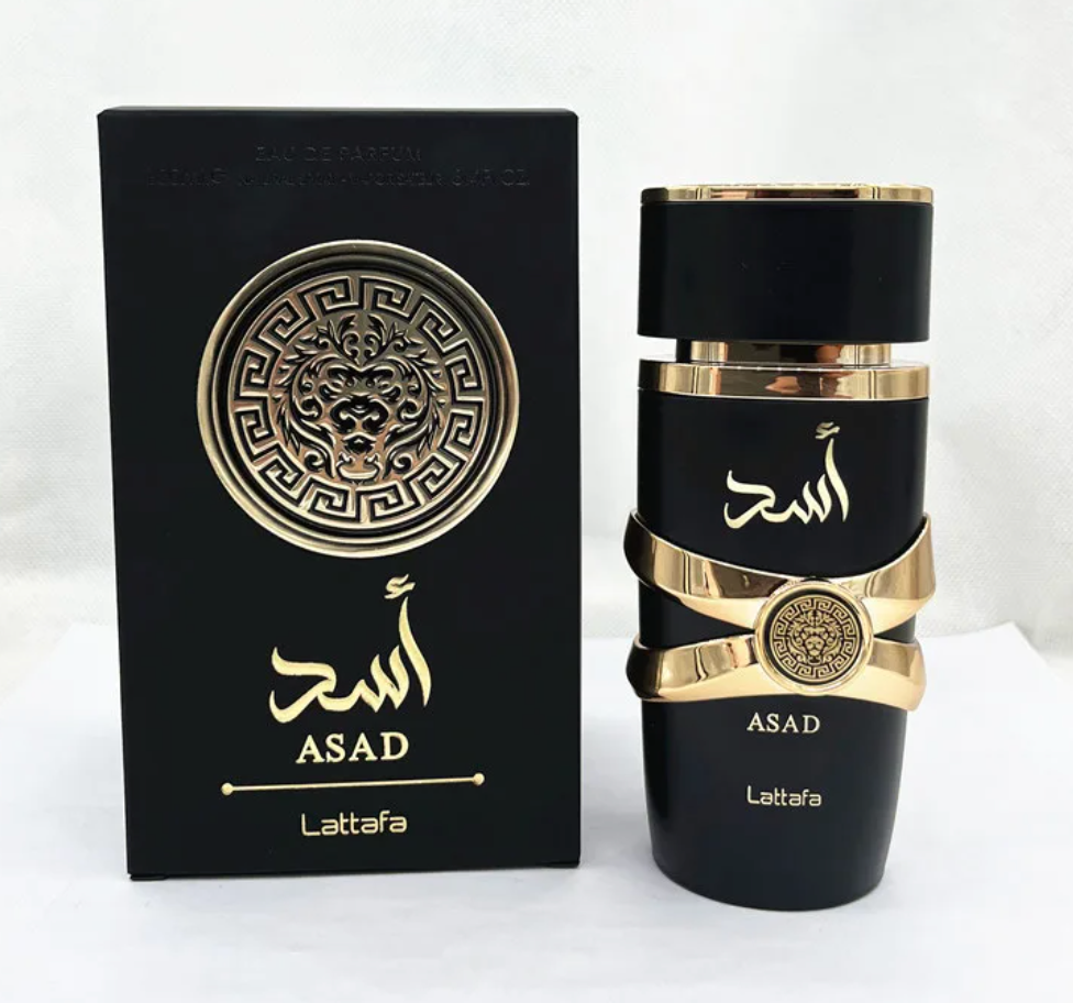 Lattafa Asad Lattafa - Perfume unisex para hombre y mujer, 100 ml