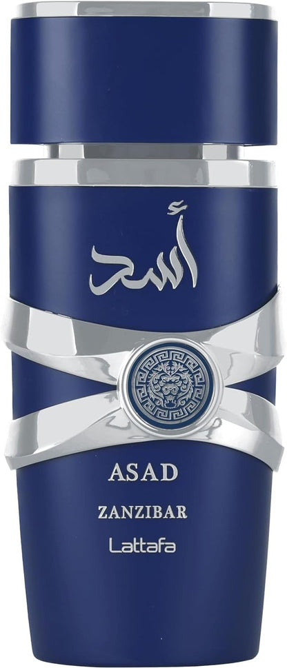 Lattafa Asad Zansibar Eau de Parfum mixto, 100 ml.