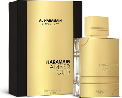 Al Haramain Amber Oud Gold Edition by Al Haramain Eau De Parfum Spray (Unisex) 4 oz / 120 ml (Women)