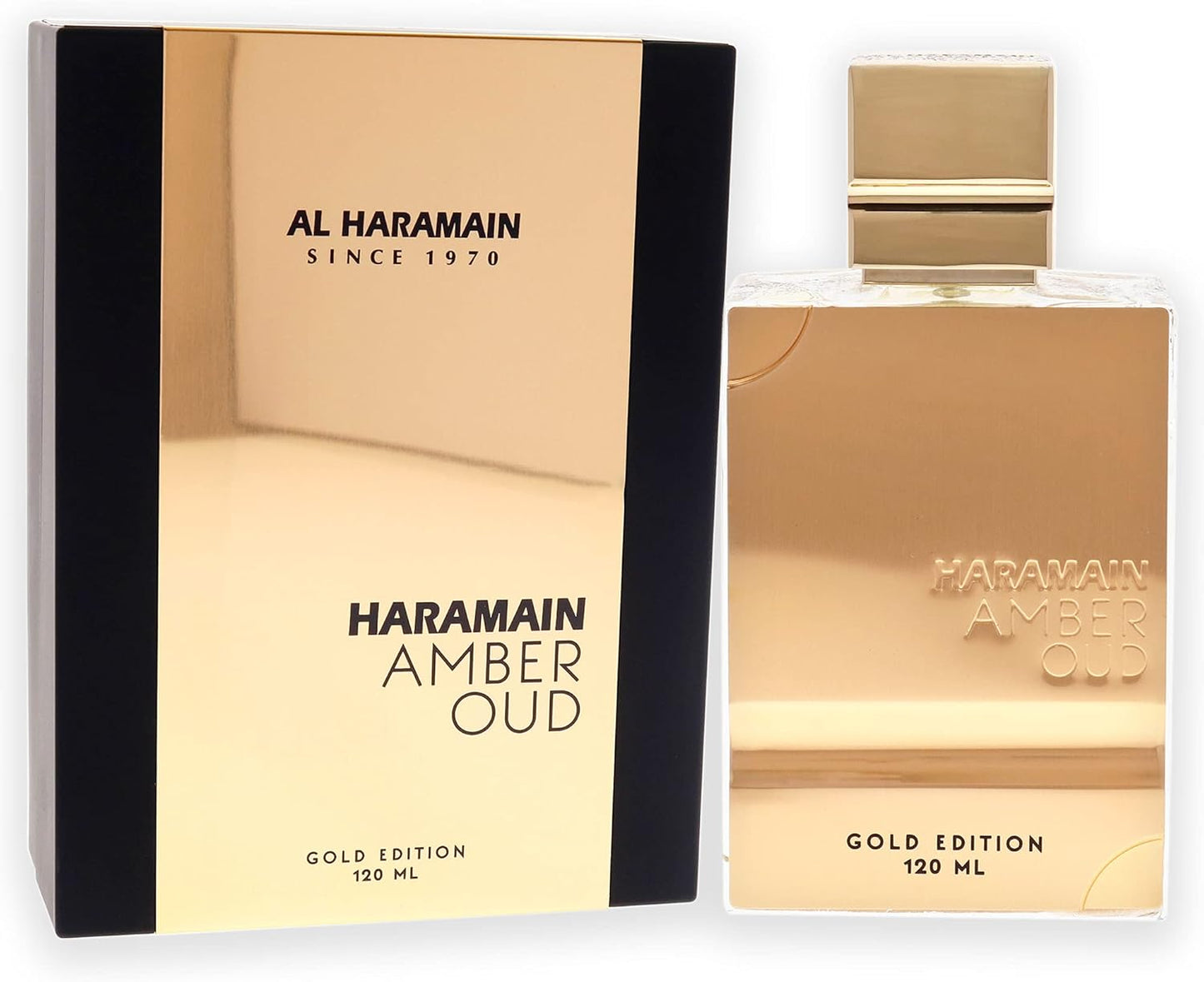 Al Haramain Amber Oud Gold Edition by Al Haramain Eau De Parfum Spray (Unisex) 4 oz / 120 ml (Women)