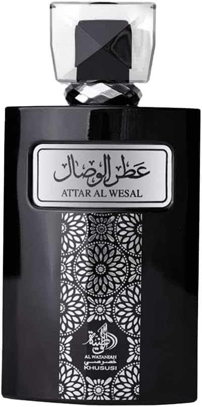 Al Wataniah Attar Al Wesal - Perfume Oriental Unisex con Notas de Madera y Especias - Aroma Intenso y Duradero - 100 ml