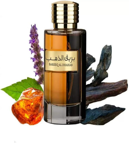 Al Wataniah Eau de Parfum Bareeq Al Dhahab, para hombre, 100 ml