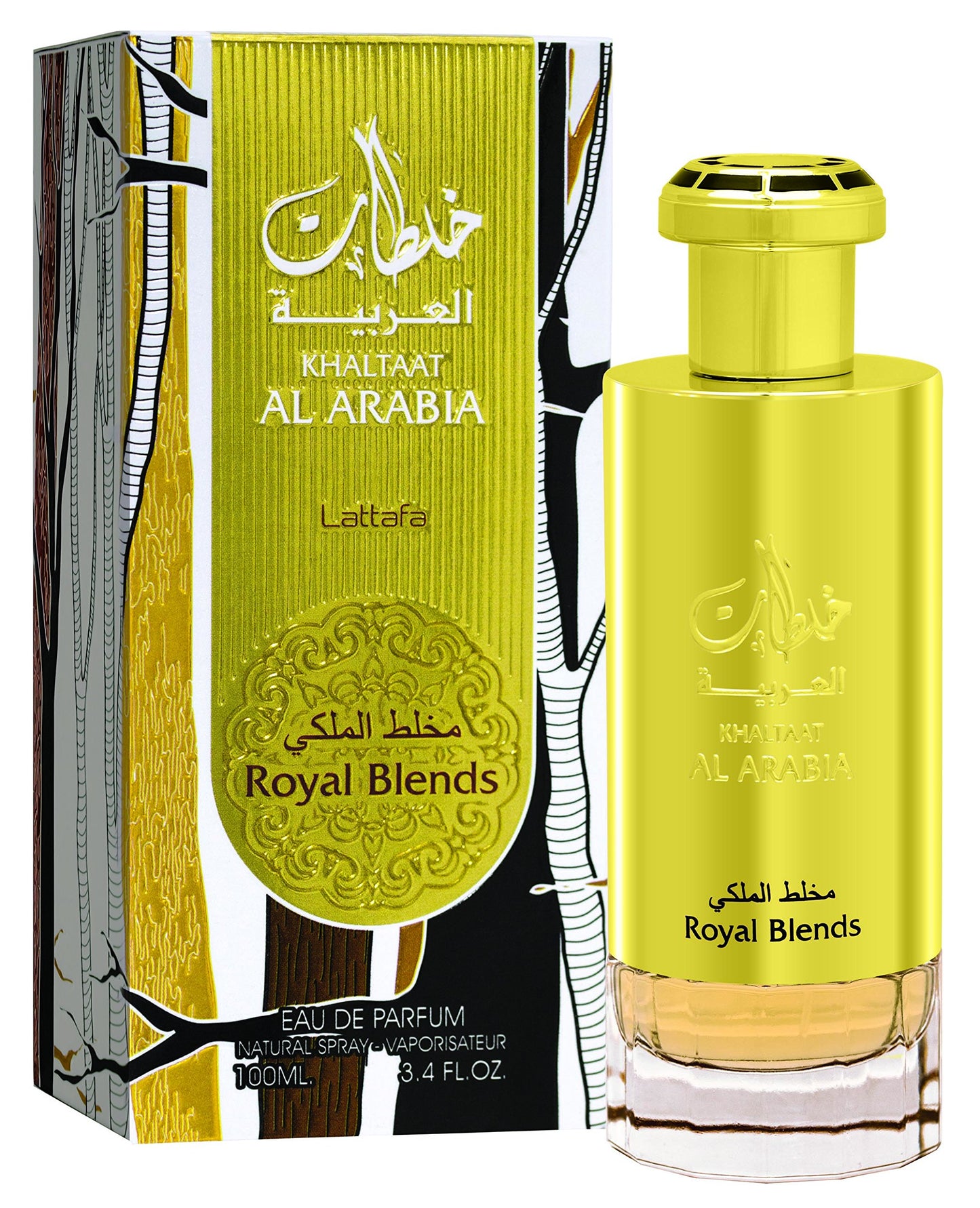 Lattafa Khaltaat Al Arabia Royal Blends Gold Eau De Parfum 100ml Unisex Fragrance