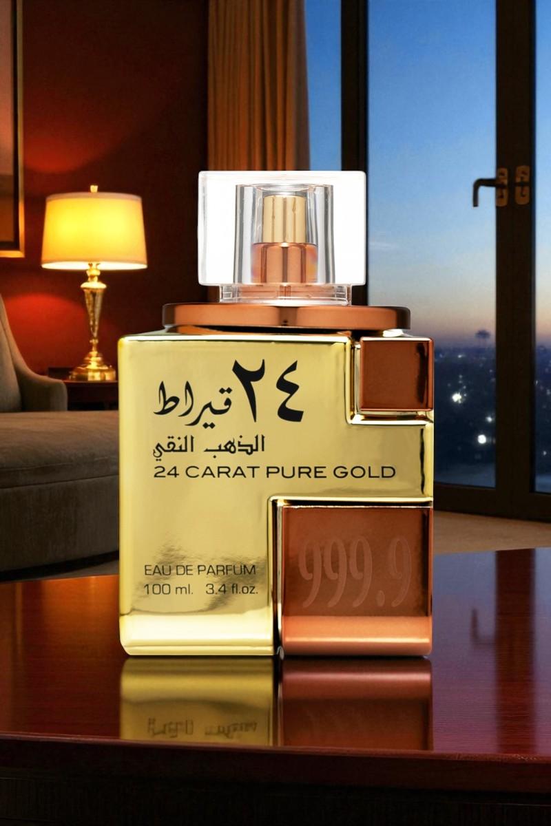 Lattafa 24 Carat Pure Gold Eau De Parfum 100ml Women Fragrance