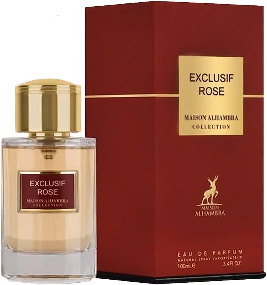 MAISON ALHAMBRA COLLECION EXCLUSIF ROSE EAU DE PARFUM 100ML VAPORIZADOR
