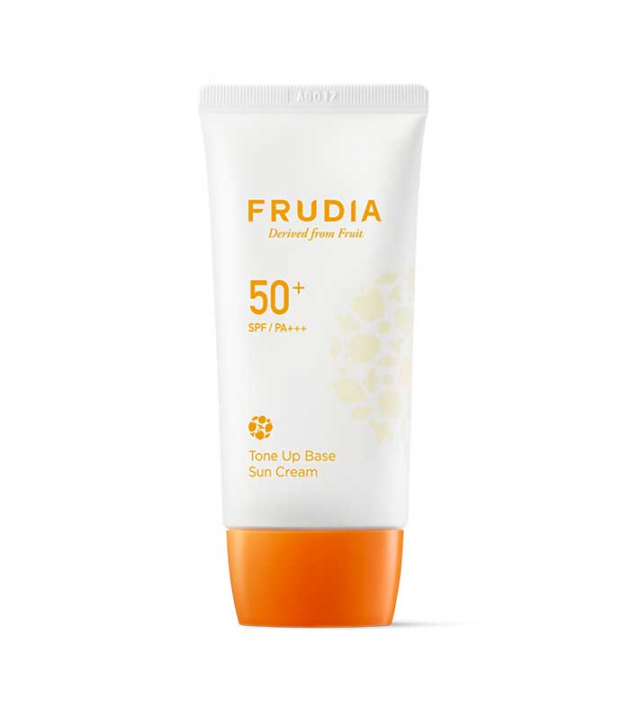 FRUDIA Protector solar facial iluminador SPF50+ Tone Up Base