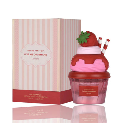 Lattafa Give Me Gourmand Berry On Top Eau de Parfum para Mujer 75 Ml