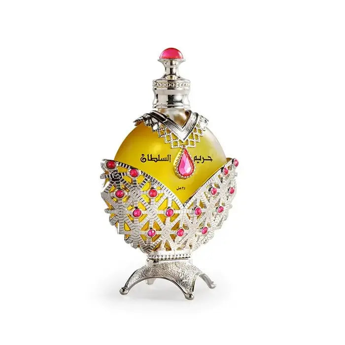 Khadlaj Hareem Sultan Silver – Aceite Perfumado Unisex, Fragancia Oriental Floral, 35 ml