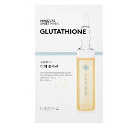 Missha  Mascarilla facial MISSHA MASCURE WHITENING SOLUTION SHEET MASK
