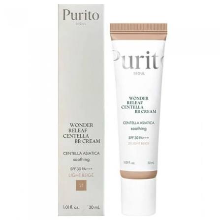 PURITO SEOUL  BB Cream Purito Seoul Wonder Releaf Centella BB Cream #21 Light Beige 30ml