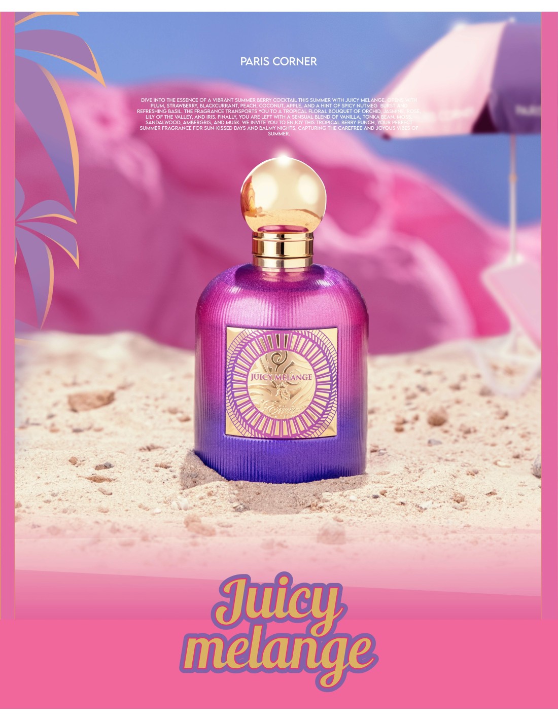 Paris Corner Emir Juicy Melange Eau de Parfum Unisex 100 Ml