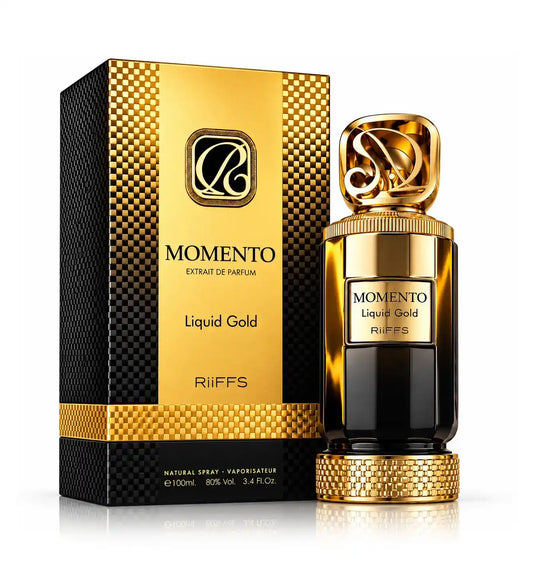 RiiFFS Momento Liquid Gold Extrait 100 ml · Dulce oriental