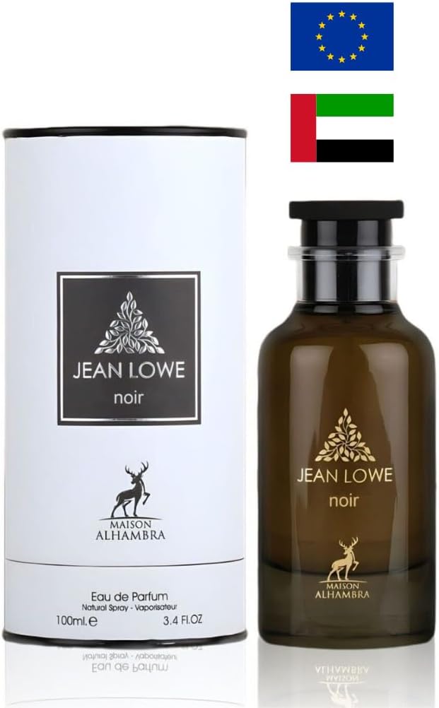 Jean Lowe Noir de Maison Alhambra 100 ml Perfume Elegante y Seductor Jean Low Noir, Jean Lowe Noire, Jean Lo Noir