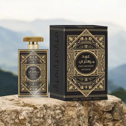 Al Wataniah Oud Mystery Intense - Perfume de Lujo Unisex, Eau de Parfum 100ml, Fragancia Amaderada y Enigmática
