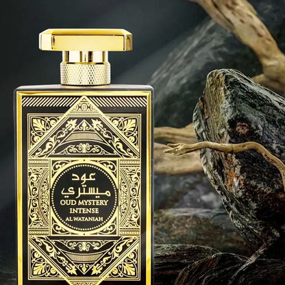 Al Wataniah Oud Mystery Intense - Perfume de Lujo Unisex, Eau de Parfum 100ml, Fragancia Amaderada y Enigmática