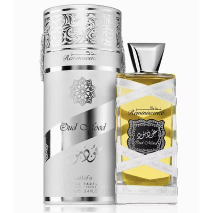 Lattafa Perfume Oud Mood Reminiscence (silver) Eau de Parfum 100 ml