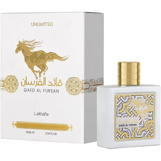 Qaed Al Fursan Unlimited 90 ml Eau de Parfum de Lattafa White Edition Parfum Unisex