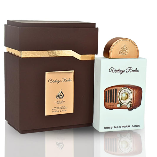 LATTAFA PRIDE VINTAGE RADIO EAU DE PERFUM FORMATO 100ML, 100% ORIGINAL