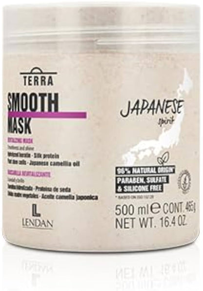 Lendan Terra Japanese Spirit Smooth Mascarilla Revitalizante 500 ml Suavidad y Brillo