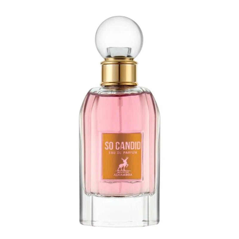 So Candid de Maison Alhambra Perfume árabe Mujer Floral Frutal Fresco Verano Elegante - 85ml