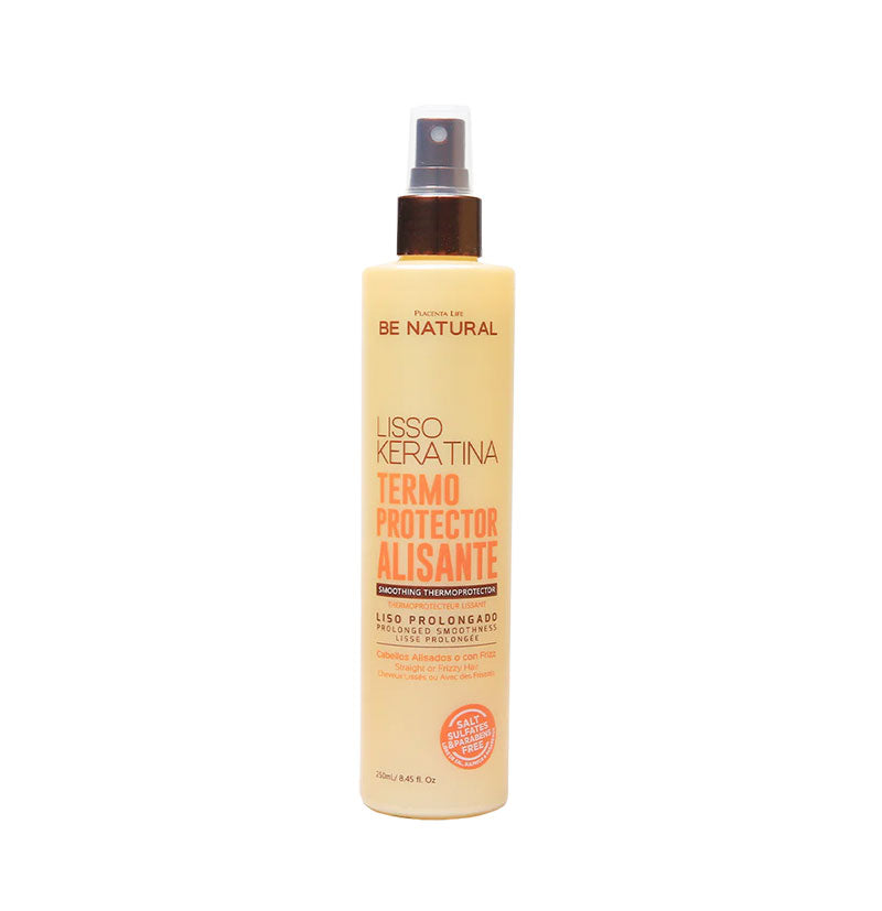 Termoprotector Alisante liso prolongado Lisso Keratina de BE NATURAL