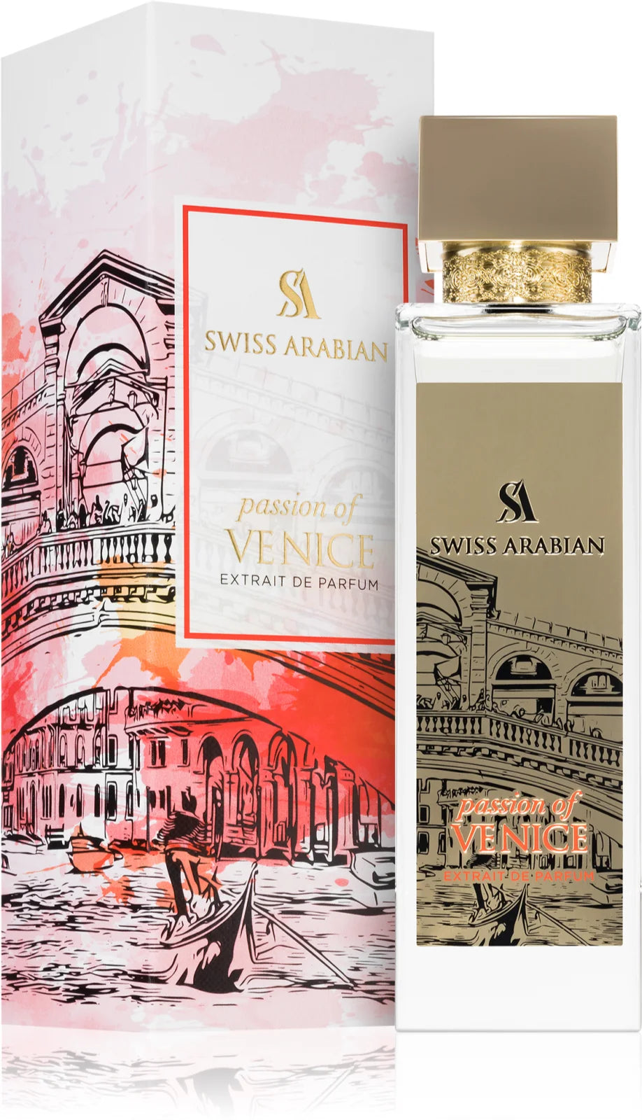 Passion of Venice 100ml - Extrait de Parfum - Swiss Arabian - Fragancia Unisex - Familia olfativa Almizcle Floral Amaderado