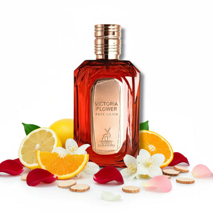 Maison Alhambra Victoria Flower Rosa Lilium Eau de Parfum 100ml